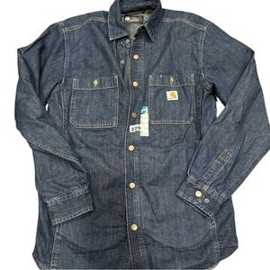 Carhartt Dark Blue Denim Shirt